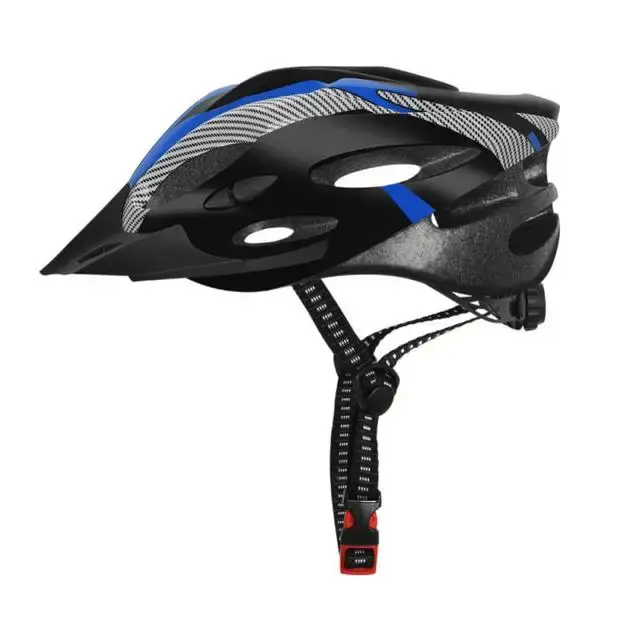 Casque Texture fibre de carbone adulte vtt VTT équipement de cyclisme sécurité vélo moto chapeau casquettes femme mâle EPS mousse