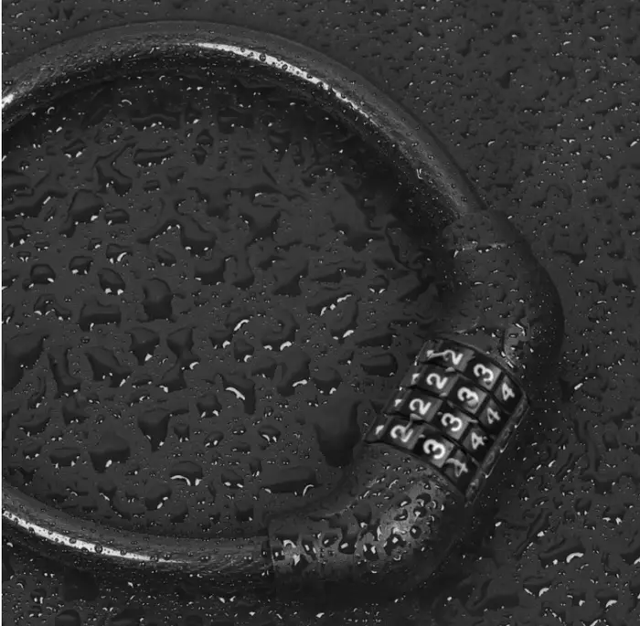 Cadenas de vélo à combinaison à 4 chiffres sans clé