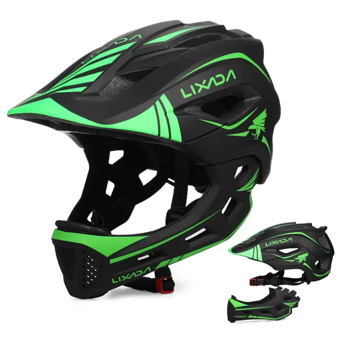 Casque intégral amovible avec poignées pour enfants