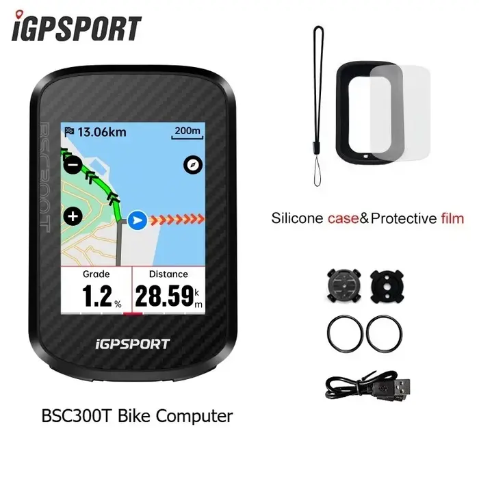 Ordinateur GPS pour vélo iGPSPORT BSC300T 32G, compteur de vitesse sans fil, écran tactile couleur, 