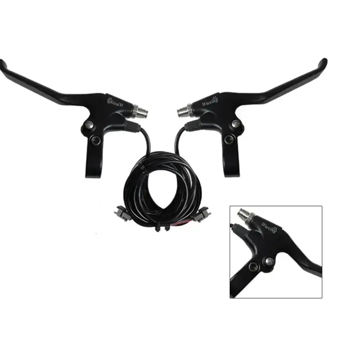 1 paire vélo électrique Wuxing frein mécanique levier court e-bike levier de frein arrière coupé lev