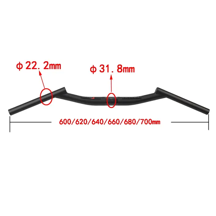 ZNIINO – guidon de vélo de montagne entièrement en fibre de carbone