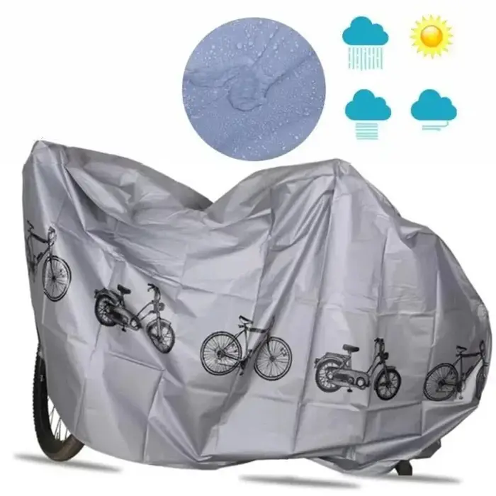 Housse de protection pour vélo et moto, imperméable, anti-poussière, anti-UV, protection extérieure, housse de vélo tout-terrain, accessoires de vélo toutes saisons