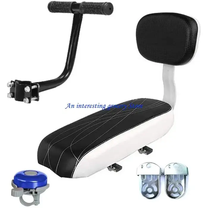 652d vélos sièges arrière coussin accoudoir repose-pieds bicycles sièges arrière coussin enfant