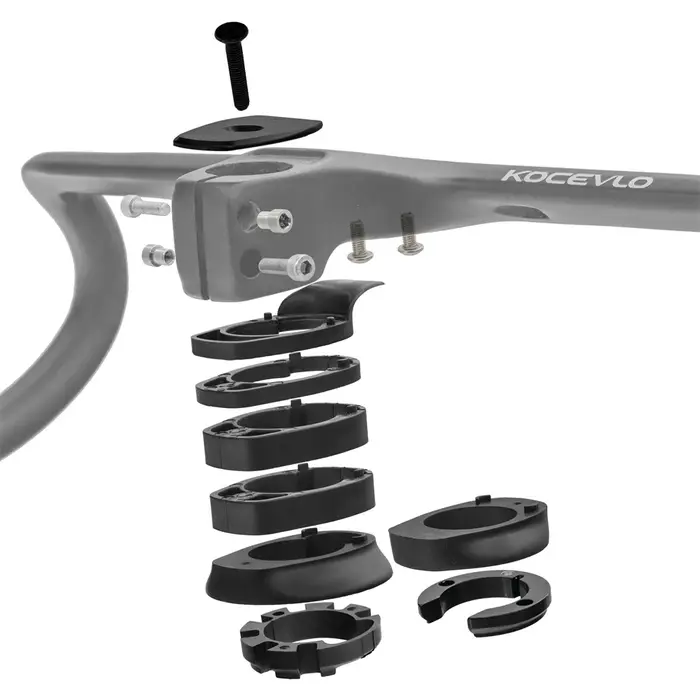 KOCEVLO X01 vélo de route tige entièrement en Fiber de carbone guidon