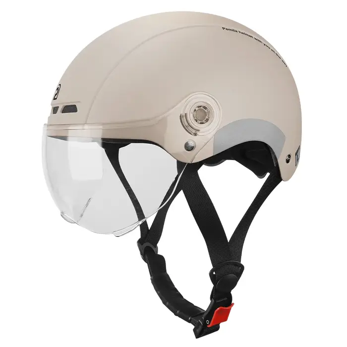 PEMILA casque de cyclisme avec lunettes lentille Protection des oreilles autocollant réfléchissant