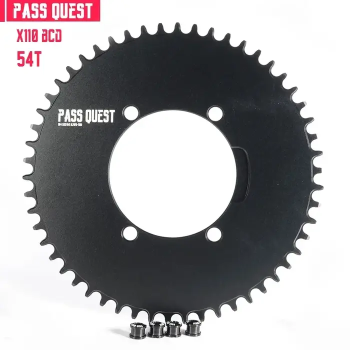 Plateau de pédalier PASS QUEST 4 trous 110BCD ovale étroit-large pour vélo de route R3000 4700 5800 6800 DA9000