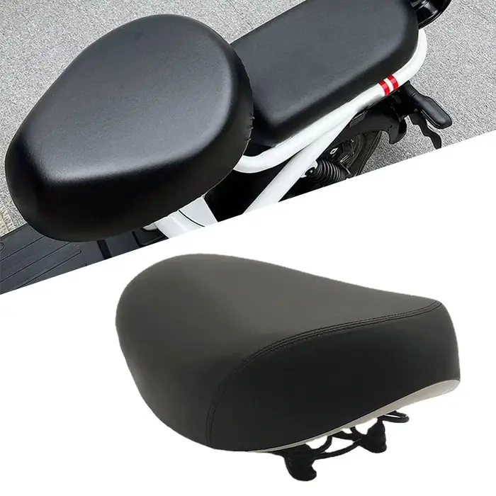 Selle de vélo électrique d'extérieur large et confortable avec coussin en gel