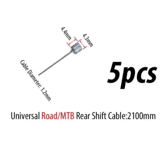 5/10PC freins de vélo ligne route VTT câble de frein universel câble de changement de vélo Durable r