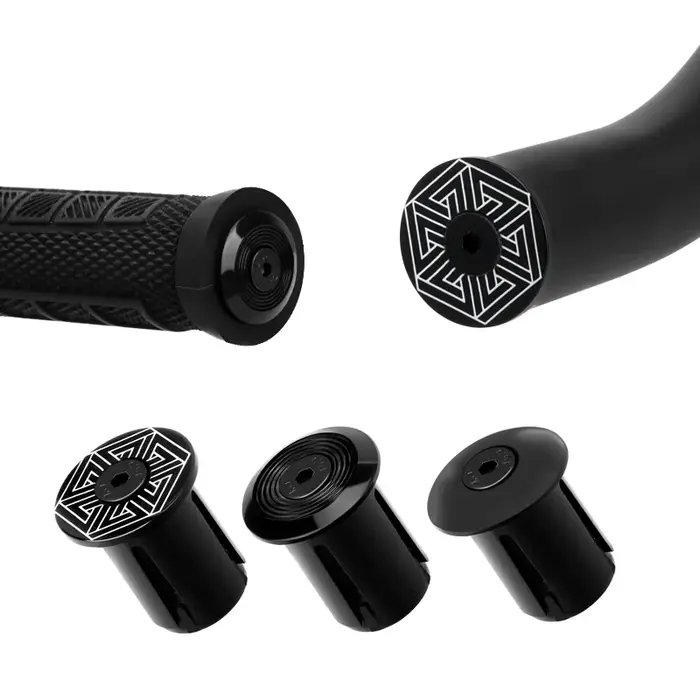 Embouts de barre de vélo bouchons d'extrémité de guidon de verrouillage réglables extensibles en pla