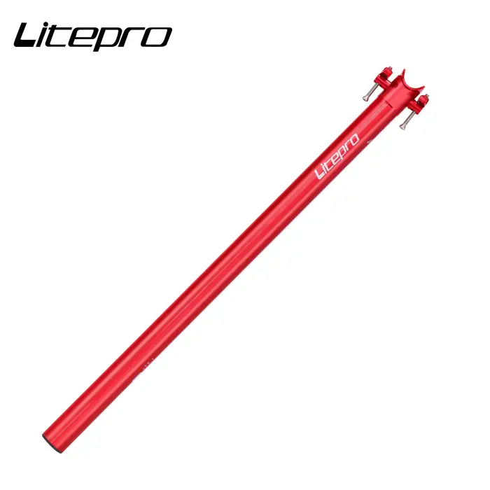 Tige de selle LP Litepro pour vélo pliant Brompton, en alliage d'aluminium ultra-léger, 31,8x580 mm
