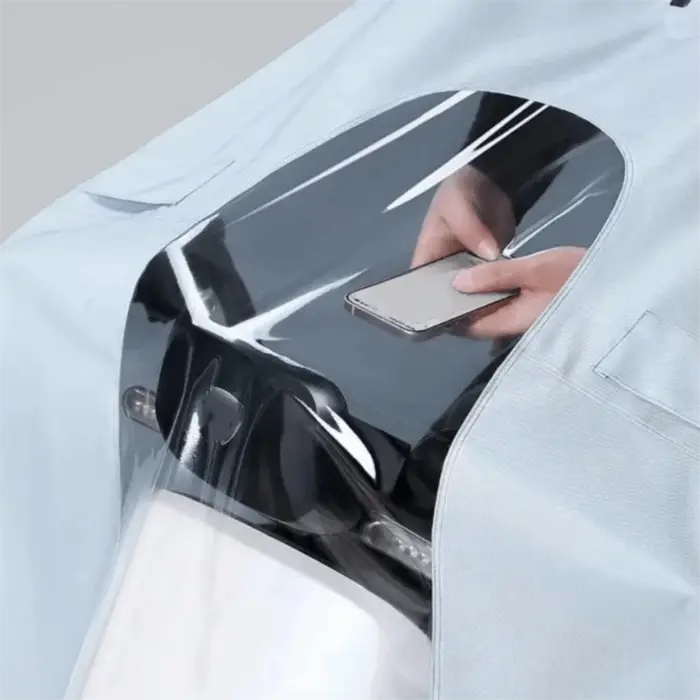 Manteau imperméable épais pour Scooter électrique, imperméable pour une personne, col haut, coupe-vent, léger, de luxe, pour tout le corps