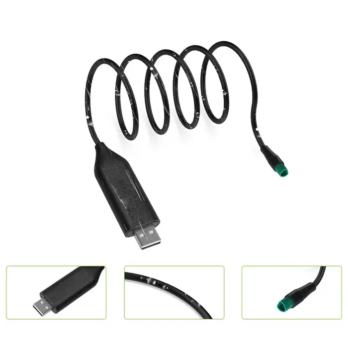 Câble de programmation USB pour moteur d'entraînement central de vélo électrique