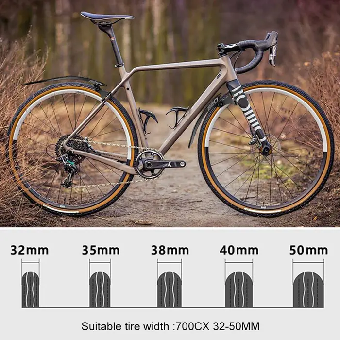 Garde-boue de vélo ailes de gravier