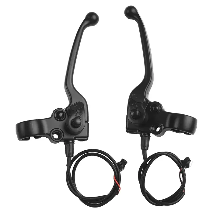 1 paire de leviers de frein mécaniques pour vélo électrique, pièce de vélo électrique avec bouton de