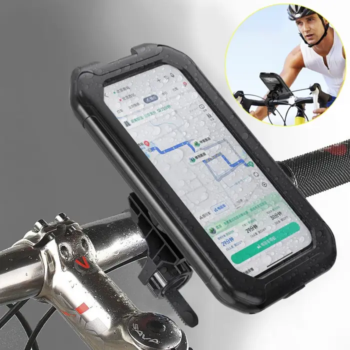 Support de téléphone antivol étanche pour moto