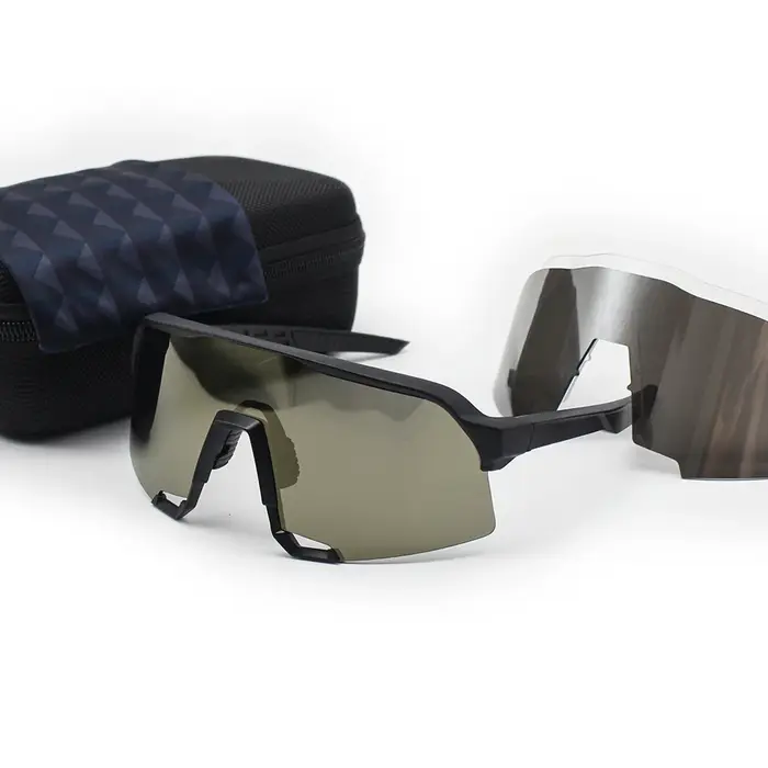 3 lentilles marque vélo lunettes de soleil ensemble S3 lunettes de cyclisme hommes vitesse route vél