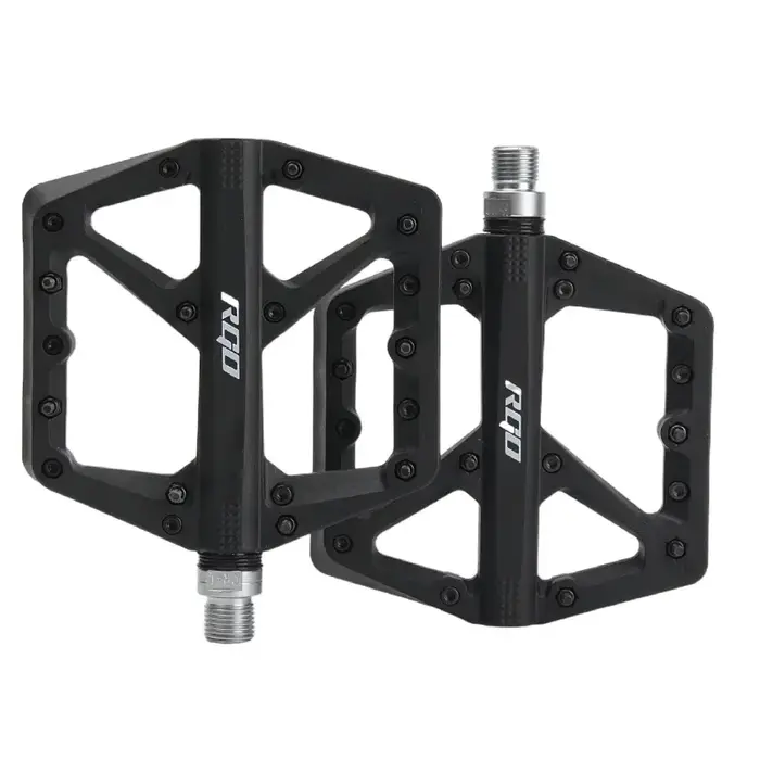 RGO pédales de vélo vtt plate-forme en Nylon repose-pieds plat VTT poignée de palette roulements de pédalier