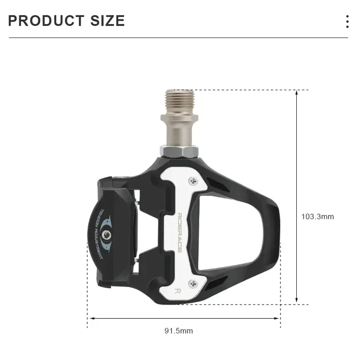 Pédales de vélo RIDERACE, pédales auto-bloquantes pour vélo de route, pédales de cyclisme sur gravier, roulements étanches, clips pour système SPD SL.