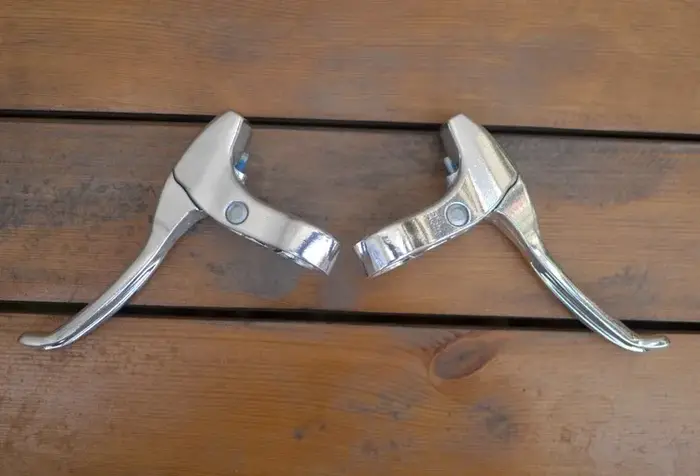 Ville rétro vélo pliant vélo C étrier levier de frein 22.2mm en alliage d'aluminium rouleau poignée 