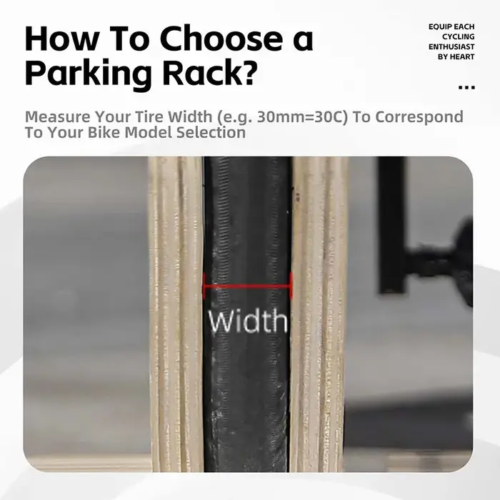 Support de stationnement de vélo réglable en bois WEST BIKING