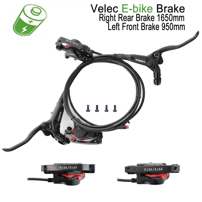 Ensemble de freins à disque hydrauliques Velec EBike pour vélo