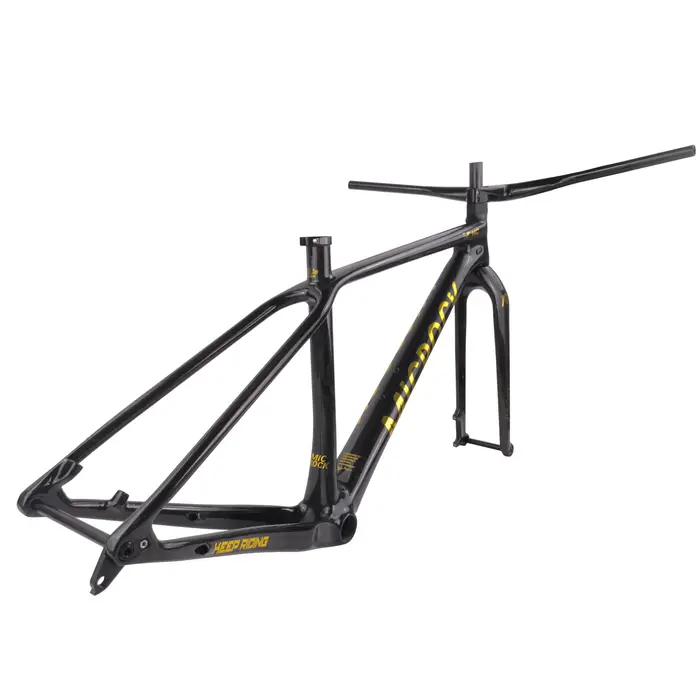 Cadre de vélo VTT en fibre de carbone intégrale T1000 HT