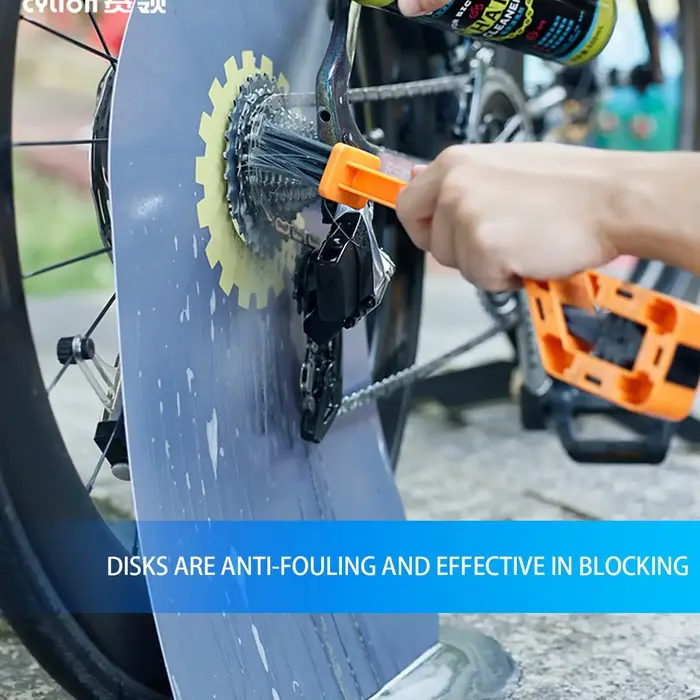 Déflecteur de lavage de frein à disque de vélo