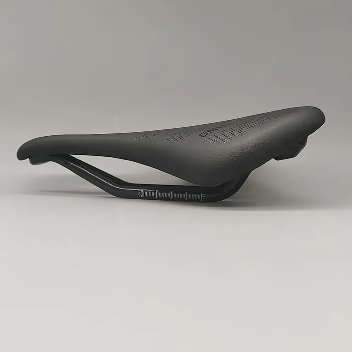Selle entièrement en carbone pour VTT et route, 243✖Selle de vélo en cuir super légère, coussins en 