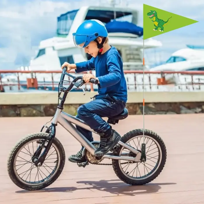 Drapeau de vélo étanche pour enfants