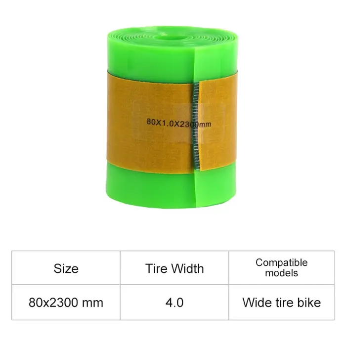  Protection de pneu de vélo anti-crevaison autocollante en TPU et fibre de verre