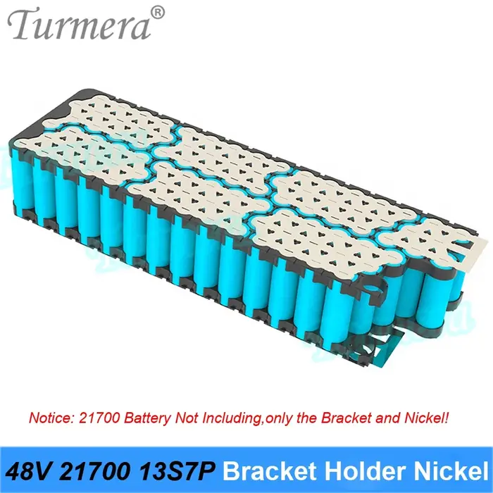 Support de batterie vélo électrique 21700 robuste en ABS et PC avec nickel de soudage pour montage personnalisé 48V 52V 60V