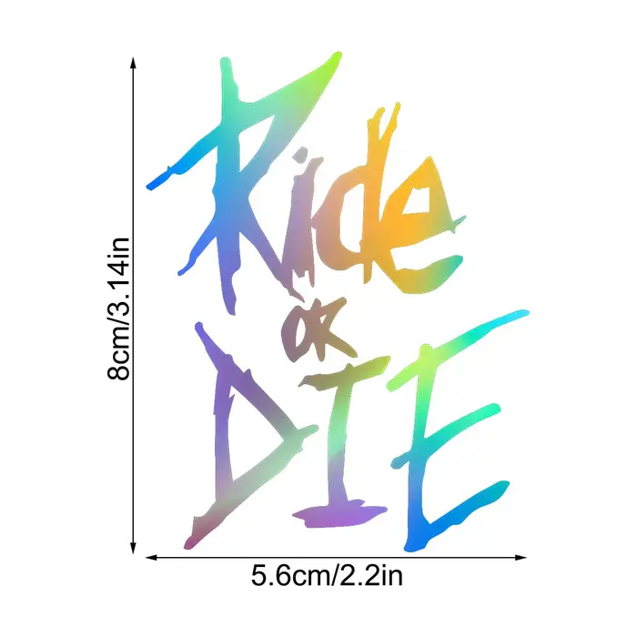 Autocollants pour cadre de vélo Ride Or Die