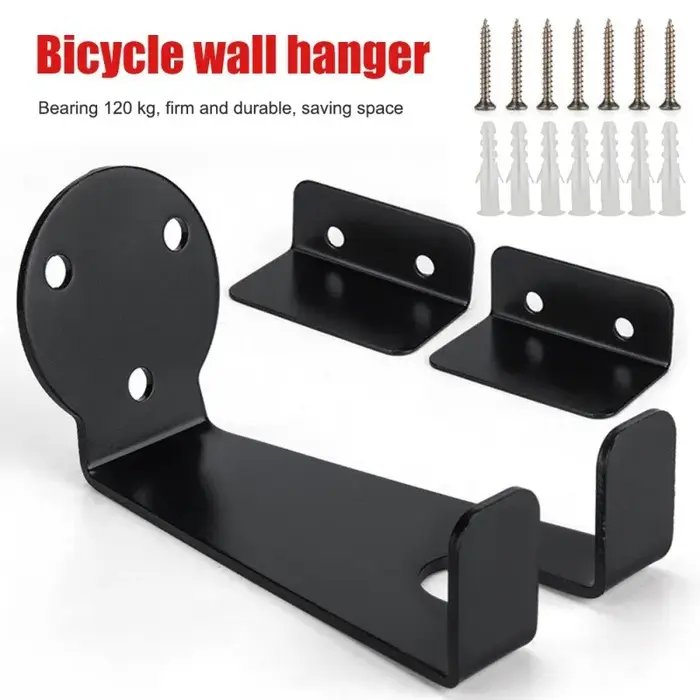 Support mural robuste pour vélo – Crochet de rangement pratique pour VTT