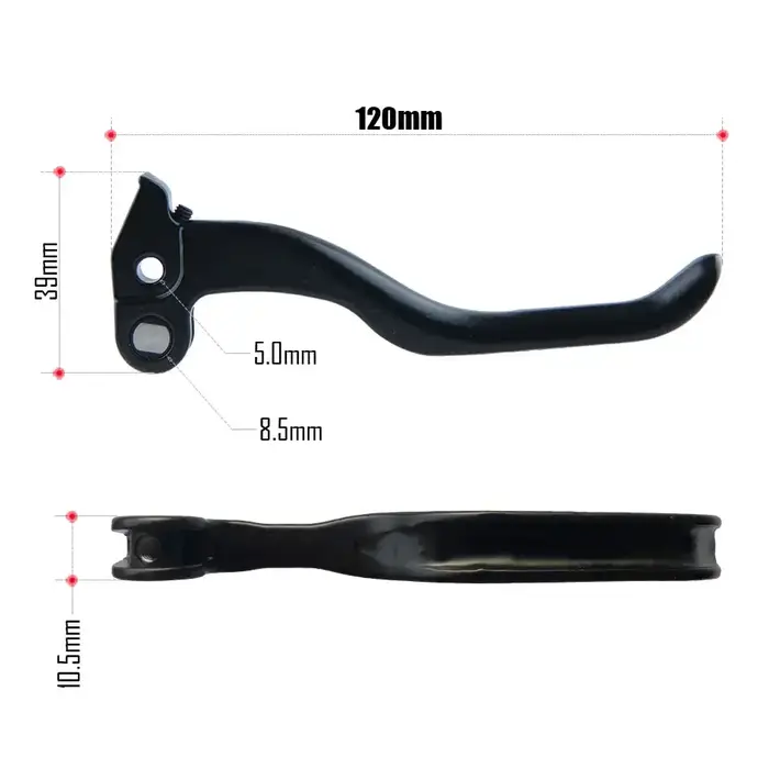 Goodtaste XOD levier pièces de réparation poignée vélo montagne e-bike scooter électrique vtt frein hydraulique accessoires alliage d'aluminium