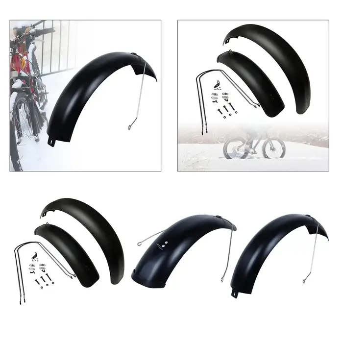 Garde-boue de vélo d'extérieur pour vélos de 20 pouces x 5,0 pouces de large