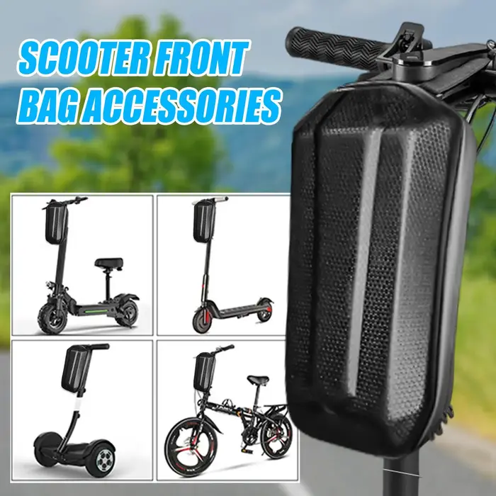 Sac de rangement pour trottinette électrique, sac de guidon portable de grande capacité, pour transporter chargeur, outils de réparation pour trottinettes électriques