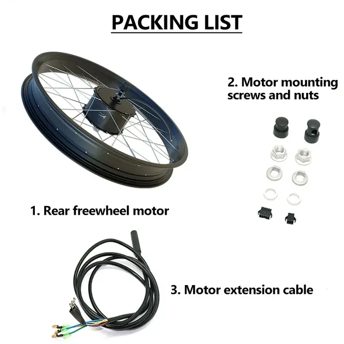 Kit de vélo électrique Snow E-Bike