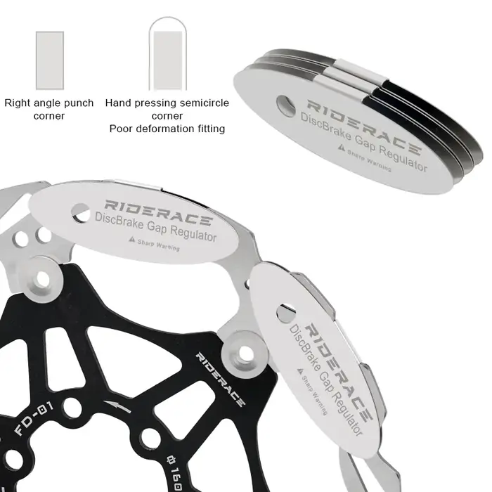 Plaquettes de frein à disque de vélo, outil de réglage, montage en acier inoxydable, frein à disque 