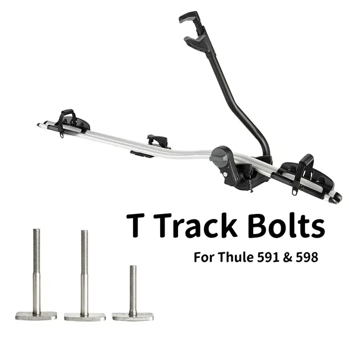 Kit complet de 3 boulons de fixation pour porte-vélos de toit Thule 591 598 Pro Ride Campervan, en acier inoxydable