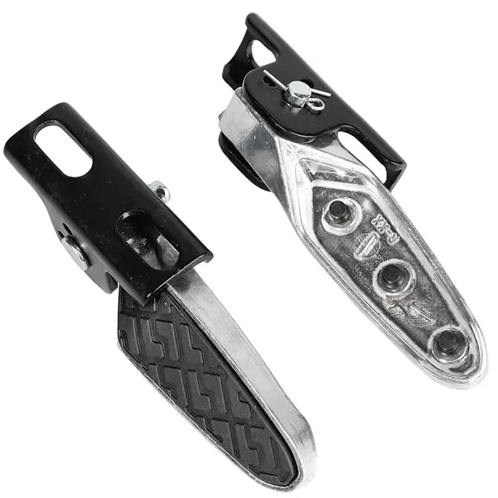 1 paire de repose-pieds pliables pour vélo électrique