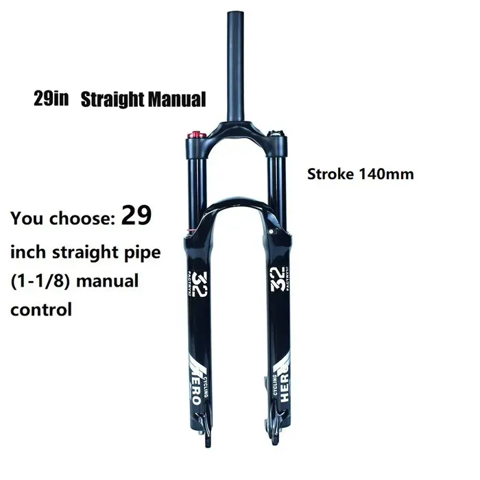 Fourche de suspension pneumatique pour VTT