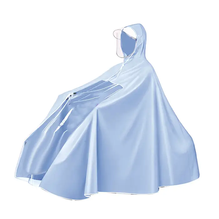 Poncho de pluie de cyclisme batterie électrique Cycle imperméable cyclisme Poncho de pluie Long corp