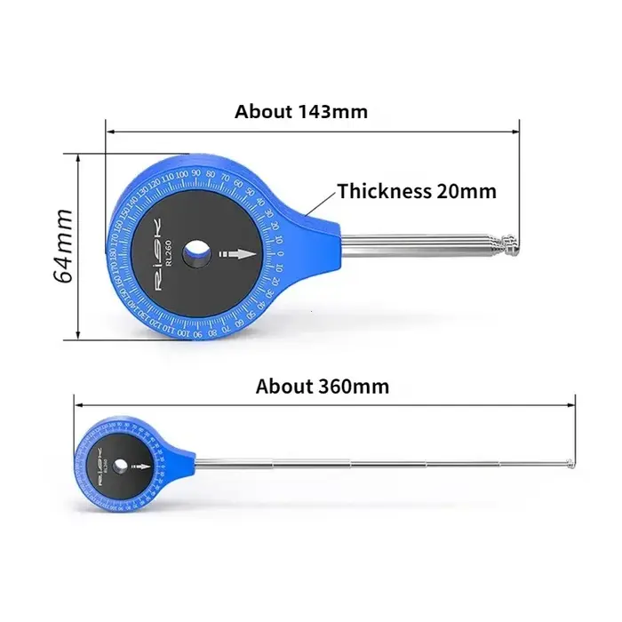 Outil de mesure de l'angle de l'articulation du genou