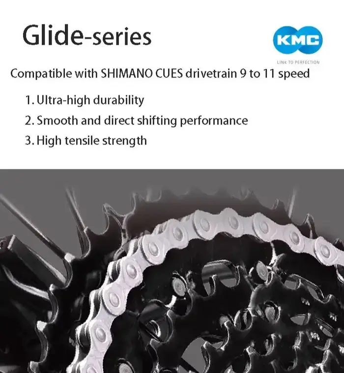 KMC eGlide\xGlide Chaîne de vélo électrique 9-10 vitesses