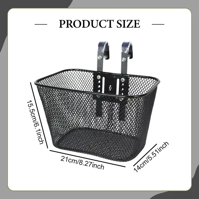Panier de vélo pour enfants en métal