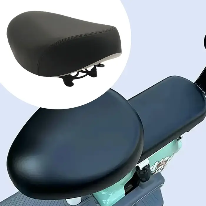 Selle de vélo électrique d'extérieur large et confortable avec coussin en gel