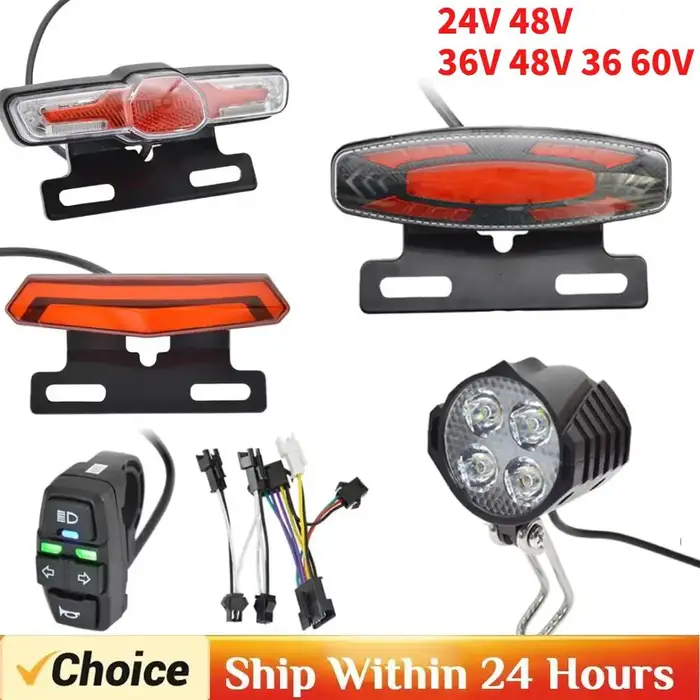 Kit d'éclairage LED pour trottinette électrique : phare avant