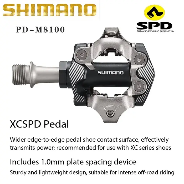Pédales de vélo de montagne SHIMANO M520 M540 M8100 M9200