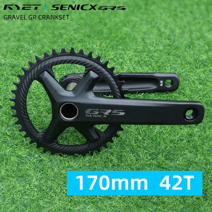 RYET Senicx gravier vélo péritelles 24mm broche 165/170/172.5/175MM